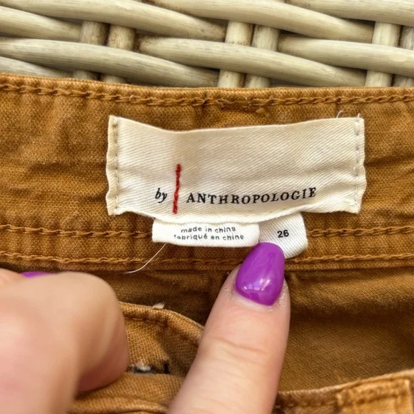 Anthropologie The Wanderer Utility Pant 26 boho layered classic‎ workwear - Picture 6 of 10